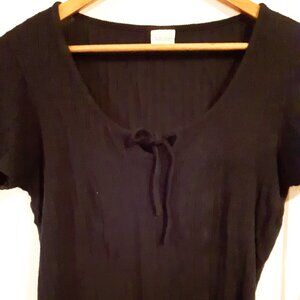 United Colors of Benetton, Navy Blue rib knit vintage top